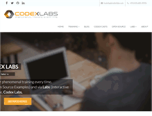 Tablet Screenshot of codexlabs.com